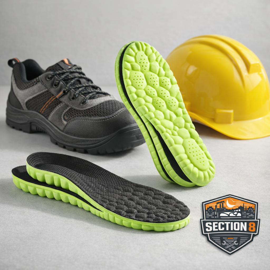 Semelles ergonomiques SECTION 8 – Amorti extrême pour le poste